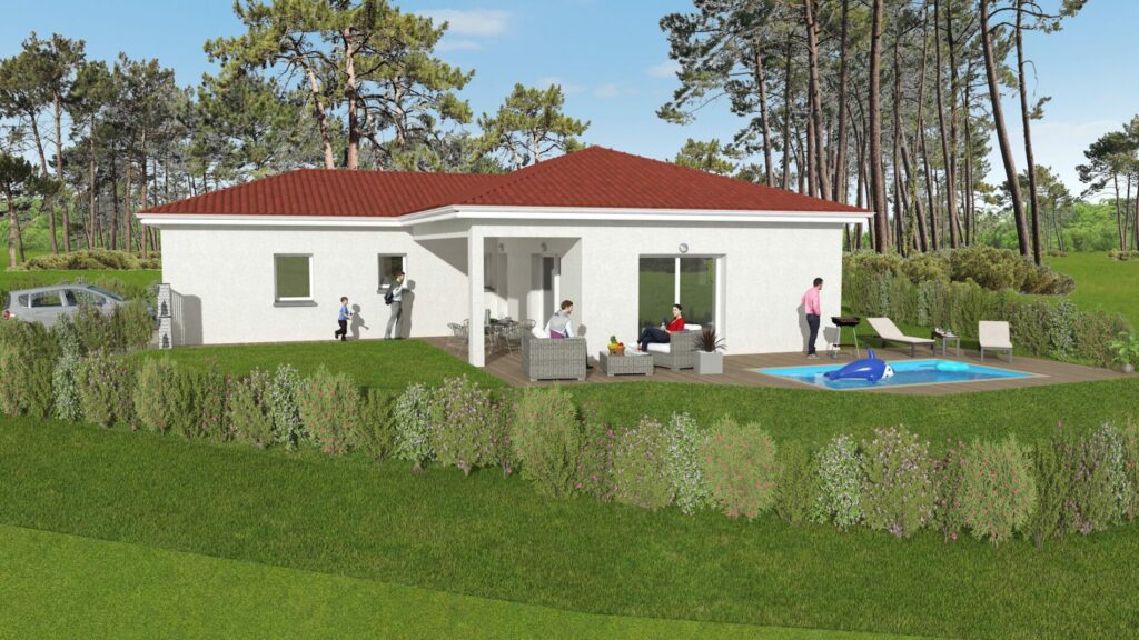 Projet construction maison à Savas de 95m2